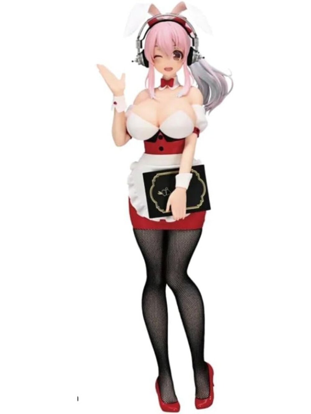Cute PVC Figure - Super Sonico Waitress Ver. | BiCute Bunnies Collectible Decor